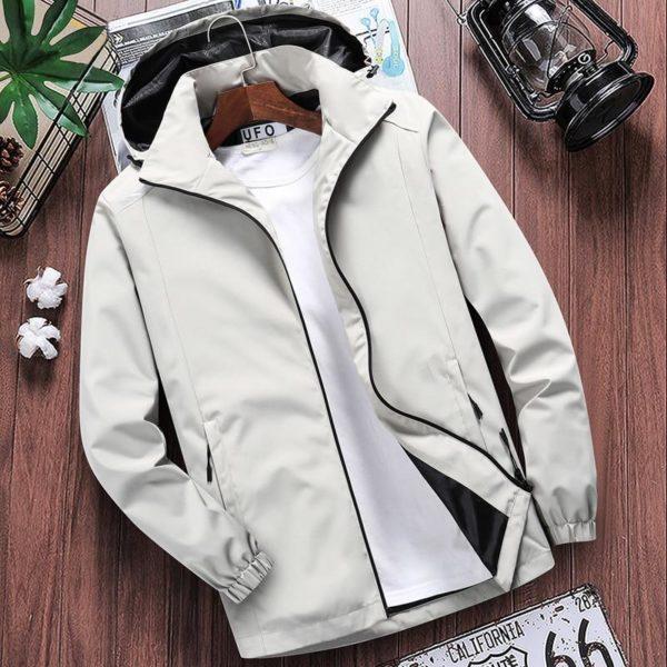 Lightweight Hooded Windbreaker Jacket – Waterproof, Casual Outdoor Layer