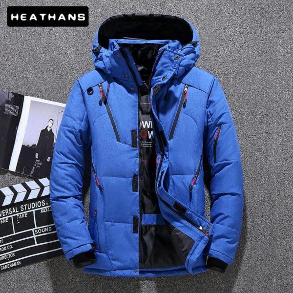 Heavy-Duty Winter Puffer Jacket – Waterproof Thermal Coat with Hood