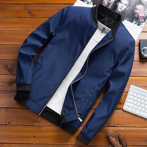 Minimalist Bomber Jacket – Lightweight Casual Streetwear