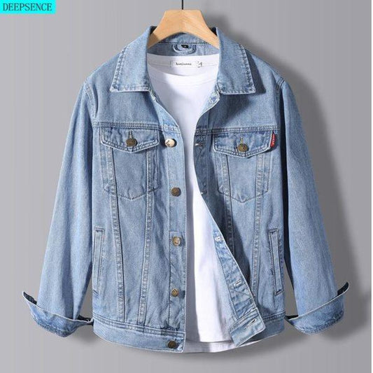Light Blue Denim Jacket – Classic Casual Jean Jacket