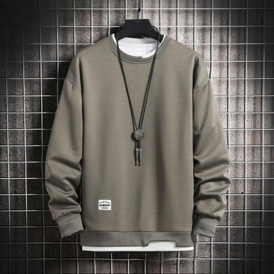 Minimalist Casual Crewneck Sweatshirt – Soft Winter Pullover