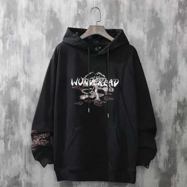 Wonderland Graphic Hoodie – Japanese Art Streetwear Pullover